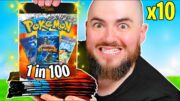 Ich öffne 10 Pokémon 1 in 100 VINTAGE Mystery Boxen!