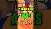 Les Personnages Les Plus Aimés de Naruto