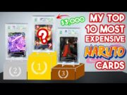 My TOP 10 🎴 Most Expensive Naruto Collectible Cards | MNT Grading #shorts