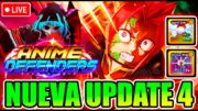 NUEVA UPDATE 4 en ANIME DEFENDERS 🔥CODES💎PORTALES🌌BATTLEPASS🌟🔴 BANNER LIVE 🔴 #roblox