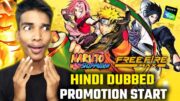 😍Naruto Shippuden Hindi Dub Season 6 promotion On Free Fire!! Naruto Shippuden in Hindi on Sony Yay