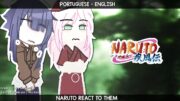 Naruto friends react to them |  PT – EN  | Sasusaku | Naruhina | Canons Ships || Aky Sensei ||