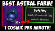 New Best ASTRAL FARM is OP! 1+ COSMIC EVERY MINUTE! | Anime Champions