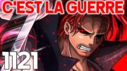 ONE PIECE 1121 – LÉGENDAIRE ! LUFFY, SHANKS, BAGGY, DRAGON | REVIEW MANGA