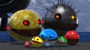 Pacman & Robot Pacman & Ball Pokemon Vs Spiky Monster Pacman !