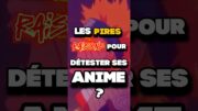 Pourquoi ON DÉTESTE TOUS ces ANIME 💀 ?? #manga #naruto #onepiece #jojo #vraidebat