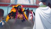 Rayleigh unleashed giant Haki to save Hancock from Blackbeard's claws