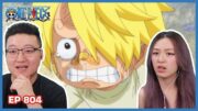 SANJI RUNS AWAY! 😭😭 | One Piece Episode 804 Couples Reaction & Discussion