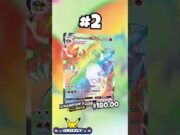 Top 5 Rainbow Rare Pokemon Cards