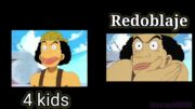 comparación de doblaje,4kids vs redoblaje(one piece)