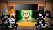 hashira react to zoro as new hashira || manga spoiler || #demonslayer #reaction #anime #onepiece