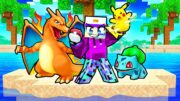 TRAPPED on a POKEMON ONLY Island in Minecraft!