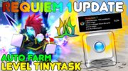 ADMIN ÂM THẦM UPDATE REQUIEM 1 VÀ CÁCH AUTO FARM FULL LEVEL CỰC DỄ ANIME DEFFENDERS