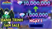 ANIME DEFENDERS – HÀNH TRÌNH SĂN SALE TỪ 1 TRIỆU GEM LÊN 10 TRIỆU GEM NGÀY 1