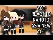 Aot react to naruto as a new aot part1 |Leo_senpai|