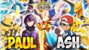 Ash Pokemon Vs Paul Pokemon In Pokemon Unite | Pokemon Unite Hindi Gameplay |