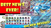 Big New Reveals from Steallar Crown and Best News EVER! (Pokemon TCG News)