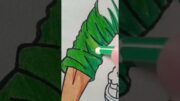 Drawing of🔥Roronoa⚓ zoRo🔥from onepiece #shorts #anime #art #onepiece  #tiktokviral #global