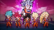 Goku's Strongest Transformations: Stunning Sprite Animation