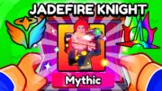 I Evolved 0.1% Shiny DOUBLE TRAIT Grand Jadefire Knight in Anime Defenders (Roblox)