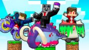 JOGANDO com os NOVOS POKEMON do FUTURO em APENAS UM BLOCO no MINECRAFT