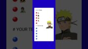 Naruto My Team vs Your Team