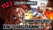 ONE PIECE 1122-1123: LUFFY VS SHANKS SA ELBAF ARC?!!! | KING'S HAKI TRAINING NI SHANKS KAY LUFFY?!!!