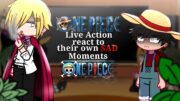 ONE PIECE LIVE ACTION react to THEIR OWN SAD MOMENTS👒 ||🇺🇸/🇧🇷|| GACHA ONE PIECE REACT🏴‍☠️