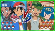 Pokemon Battle Pedia: Ash and Goh Vs Lana and Mallow