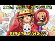 Siniguro ni Luffy na sia Ang magiging Pirate King. One piece 1124