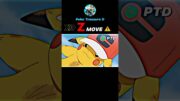 THE POWER OF Z MOVE || ASH PIKACHU ATTITUDE STATUS || #pokemon #shortsfeed #shorts #viral