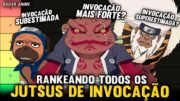 TIER LIST RANKEANDO OS JUTSUS DE INVOCAÇÃO DE NARUTO