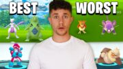 The BEST vs WORST Pokémon in Pokémon GO!