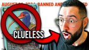 Yu-Gi-Oh! Player Reacts – BAN LIST! But it's Magic: The Gathering (I have never played this game)