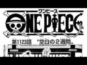 ワンピース 1123話―日本語ネタバレ+100% 『One Piece HD』最新1123話死ぬくれ！