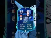 Blue Lock 🔒 Players Fifa Card #shorts #bluelock #anime #manga