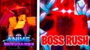 Completing The *NEW* BOSS RUSH EVENT In Anime Vanguards!