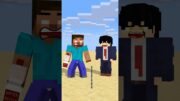 HELP Herobrine To Power Up And Bottle Flip #friendship #shorts #trending #anime