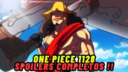 ONE PIECE 1127 SPOILER COMPLETO ! LUFFY ZORO Y SANJI SE COMEN AUN DIOS !!!