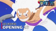 One Piece – Opening 26 【Uuuuus!】 4K 60FPS | CC