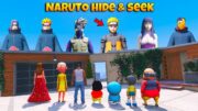 Shinchan & Franklin Play Hide and Seek with Naruto Characters In Gta 5