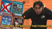 THE NEW BANLIST JUST BROKE YUGIOH – YCS CHAMPION REACTS TO NEW FORBIDDEN AND LIMITED LIST