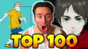 TOP 100 MOST LISTENED ANIME ENDINGS OF ALL TIME🔥 – REACTION