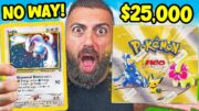 Unboxing $25,000 Pokemon Cards From 25 Years Ago!