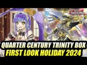 Yu-Gi-Oh! Quarter Century Trinity Box First Look At Holiday 2024 Product