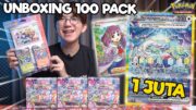 AKHIRNYA UNBOXING 100 PACK BIMBINGAN RASI DEMI MENDAPATKAN TERAPAGOS SANG POKEMON MISTERIUS!!