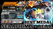 BEST MEDAL LEVEL 100 SERAPHIM S – BEAR GAMEPLAY | ONE PIECE BOUNTY RUSH | OPBR