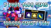 Cách Kiếm 100.000 Gems 100% Trong Một Ngày Trong [Anime Vanguards]