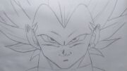 HOW TO DRAW VEGETA ULTRA EGO – STEP BY STEP DRAW