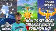 ✨How To Find More Galarian Birds In Pokemon Go!✨(IT WORKS!)